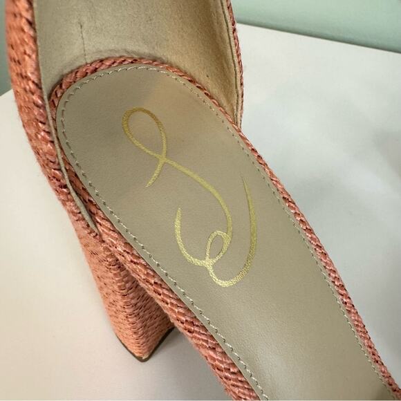 Sam Edelman Women's Yaro Perla Strappy Open Toe Sandal Heel Pink Size 9.5 - Picture 4 of 13